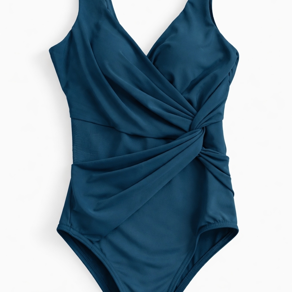 Miraclesuit Nova Green One Piece Swimsuit Size 6 Slimming Tummy Control NWT - Picture 3 of 5